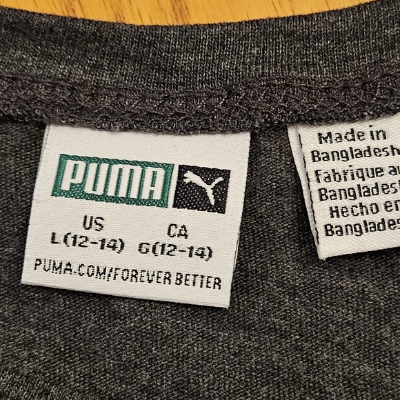 💵3/$20 Racerback Girls Grey Tank Top  SZ 12 - Picture 4 of 7